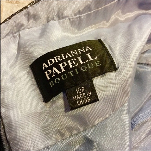 Retro pin up silver embellished gorgeous gown - Picture 6 of 7